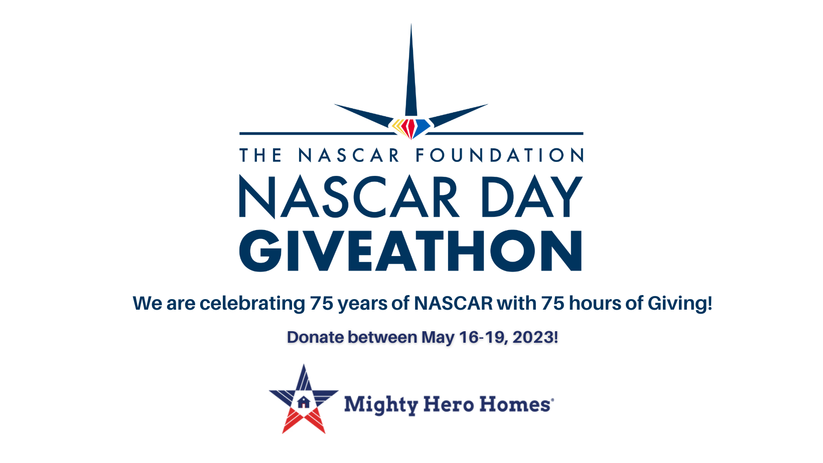 Donate now for nascar 75-hour